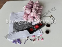 Malabrigo Caprino na jednobarevný šátek Sargas